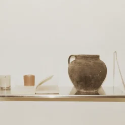 D27 Wandregal Edelstahl