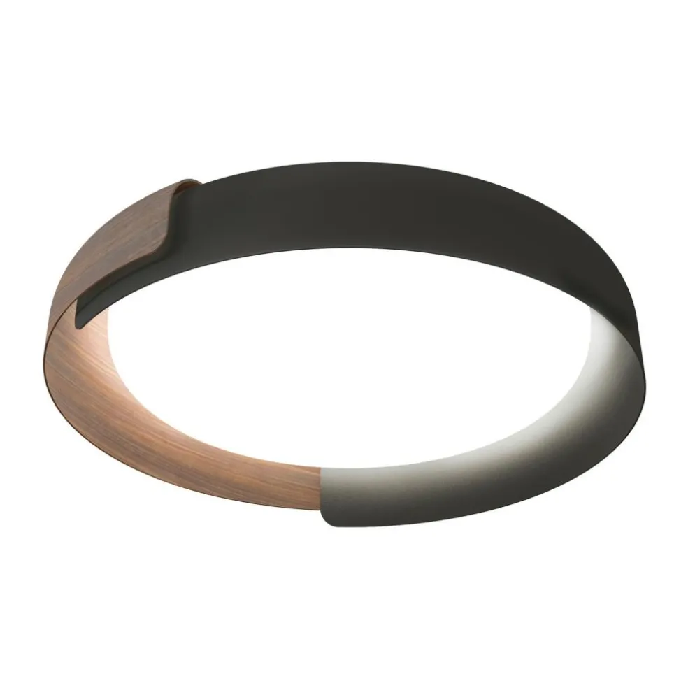 Dala LED Deckenleuchte Holz-Finish