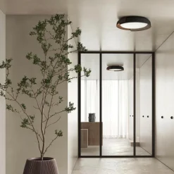 Dala LED Deckenleuchte Holz-Finish