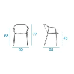 Darwin Gartenarmlehnstuhl