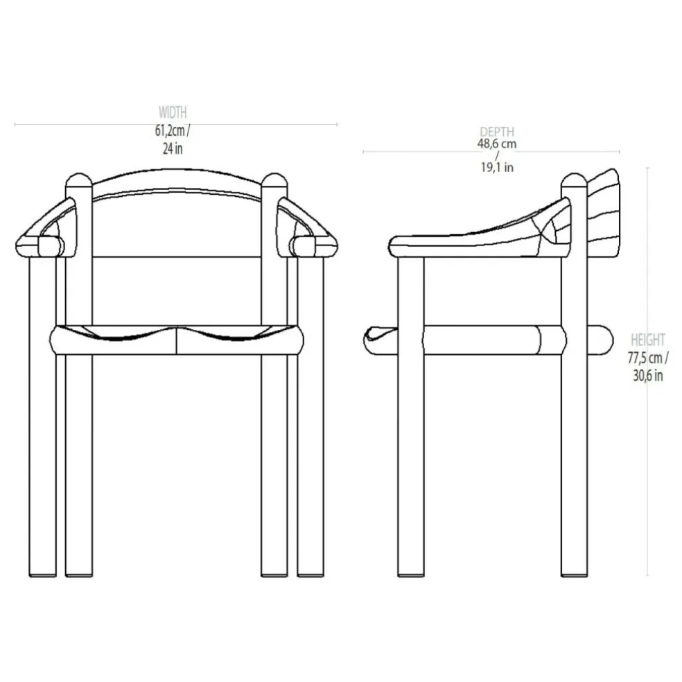 Daumiller Dining Armlehnstuhl