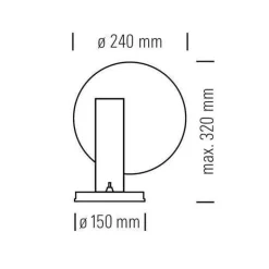 De Stijl Nachttischleuchte