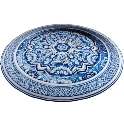 Delft Blue Plate Teppich