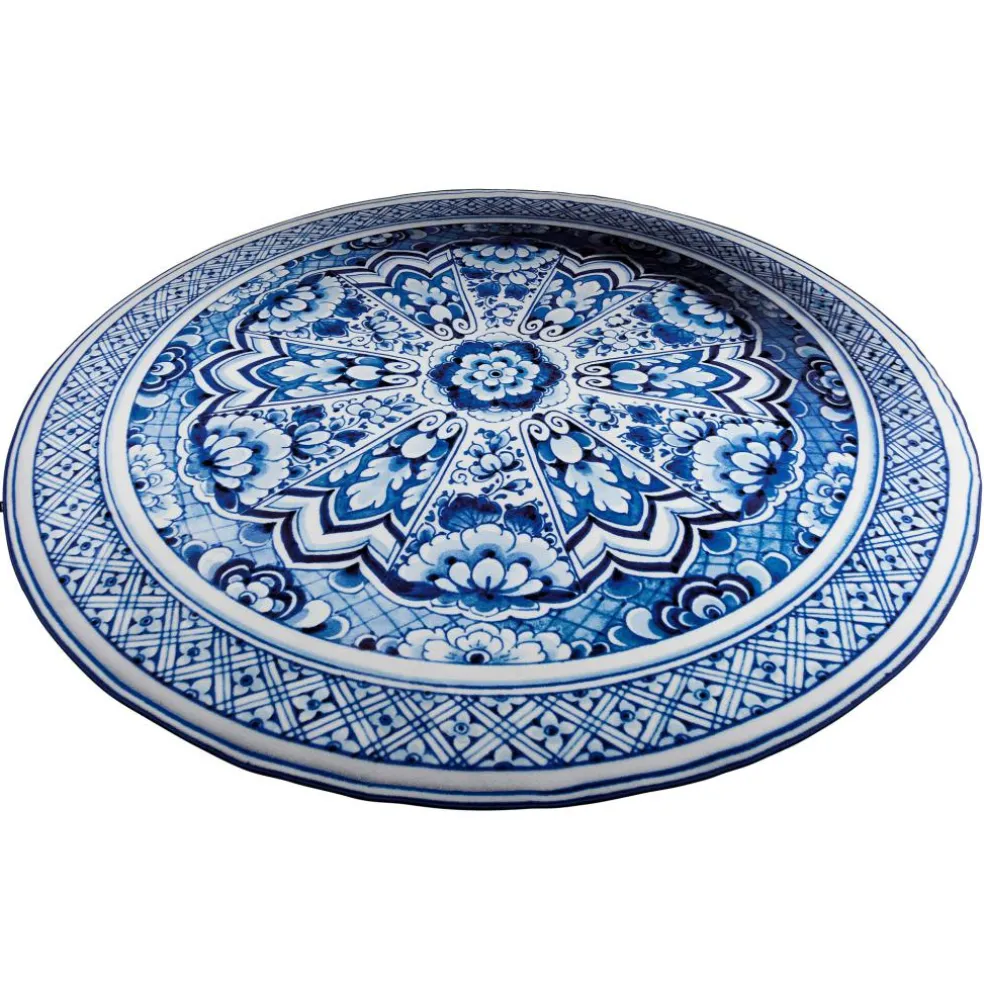 Delft Blue Plate Teppich