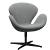 Der Schwan™/ Swan™ Sessel Stoff Gestell Schwarz