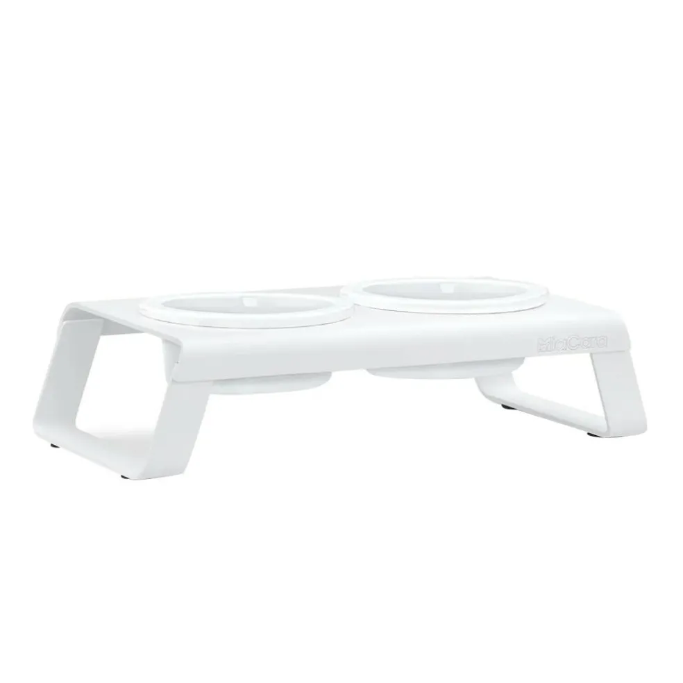 Desco Hundenapfständer mit Porzellannäpfen S