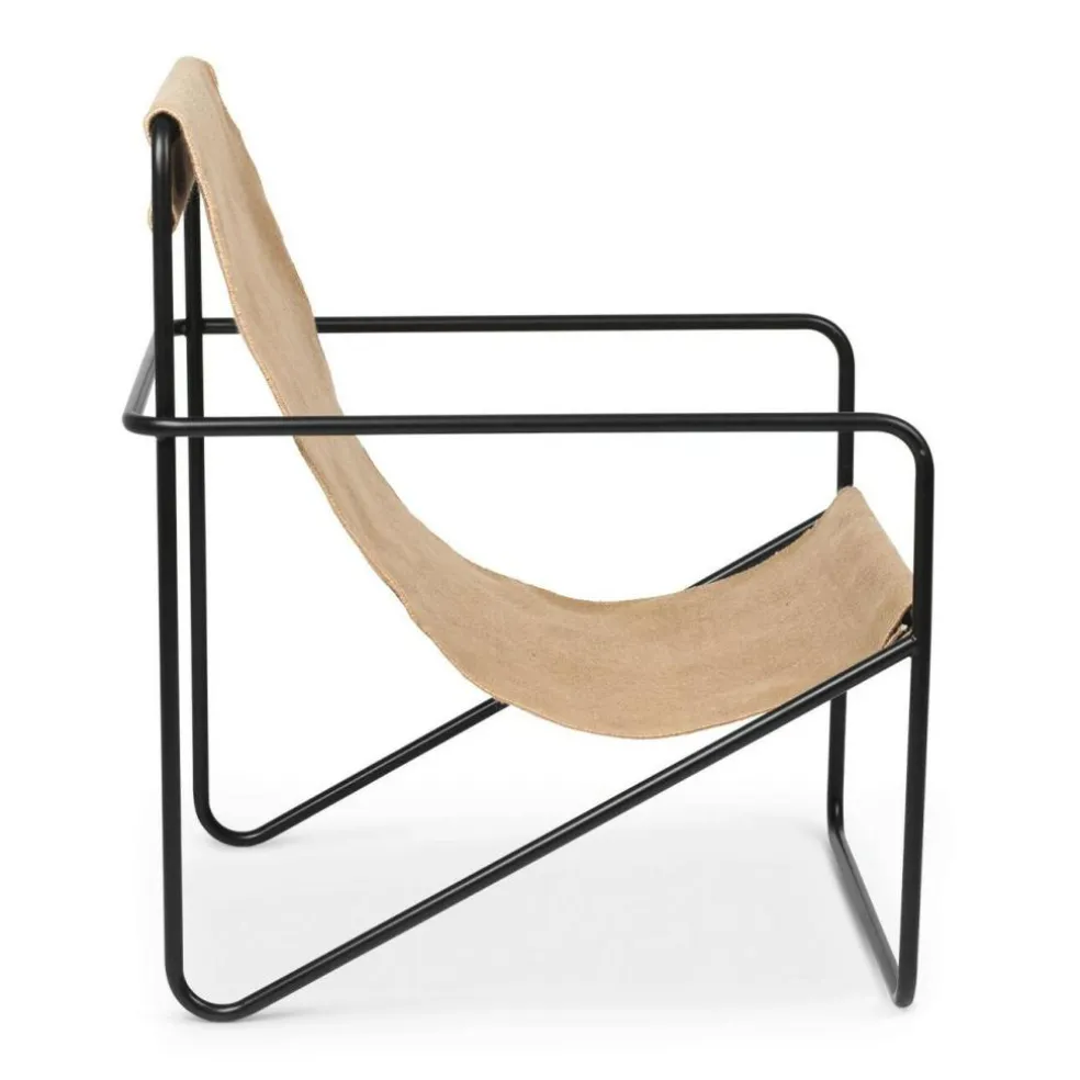 Desert Loungestuhl Gestell schwarz