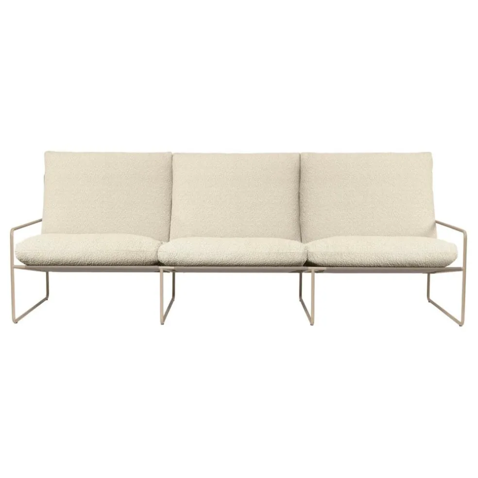 Desert Outdoor 3-Sitzer Sofa Stoff Bouclé