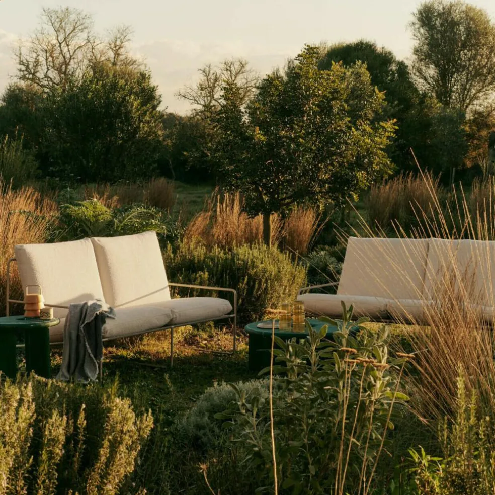 Desert Outdoor 2-Sitzer Sofa Stoff Bouclé