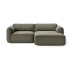 Develius Mellow 2-Sitzer Sofa Chaiselongue rechts