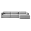 Develius 3-Sitzer Sofa Chaiselongue rechts