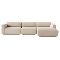 Develius 3-Sitzer Sofa Chaiselongue rechts