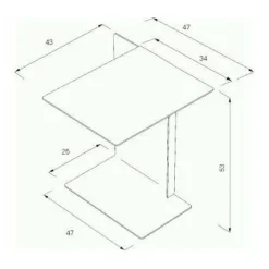 Diana B Beistelltisch