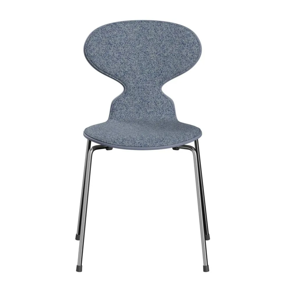 Die Ameise™ Stuhl Vorne gepolstert Gestell verchromt