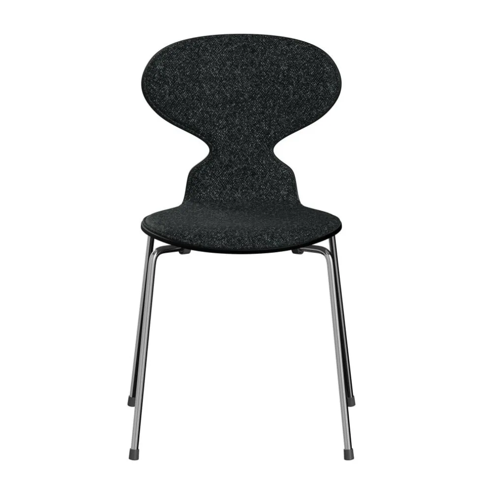 Die Ameise™ Stuhl Vorne gepolstert Gestell verchromt