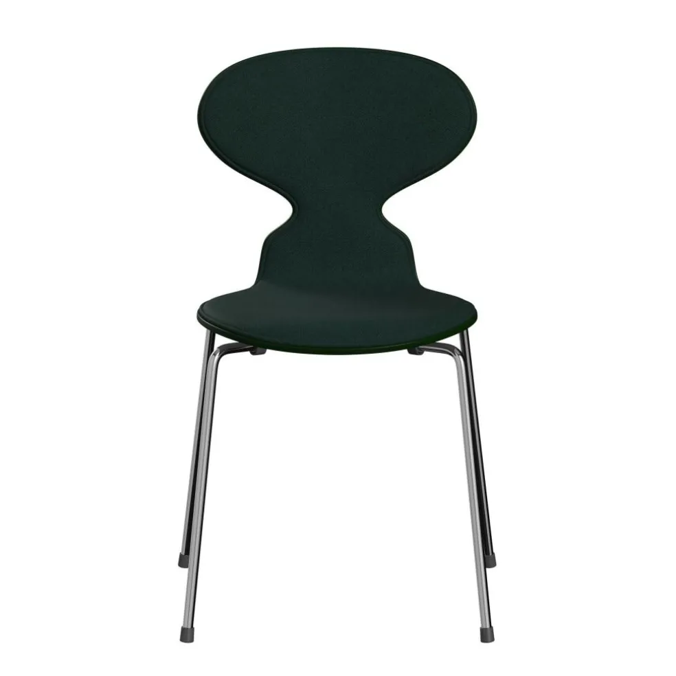 Die Ameise™ Stuhl Vorne gepolstert Gestell verchromt