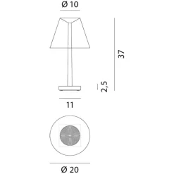 Dina T1 LED Tischleuchte