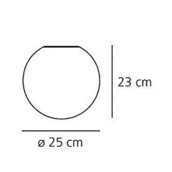 Dioscuri Parete Wandleuchte / Deckenleuchte