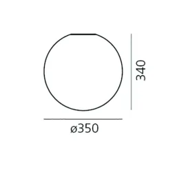 Dioscuri Parete Wandleuchte / Deckenleuchte