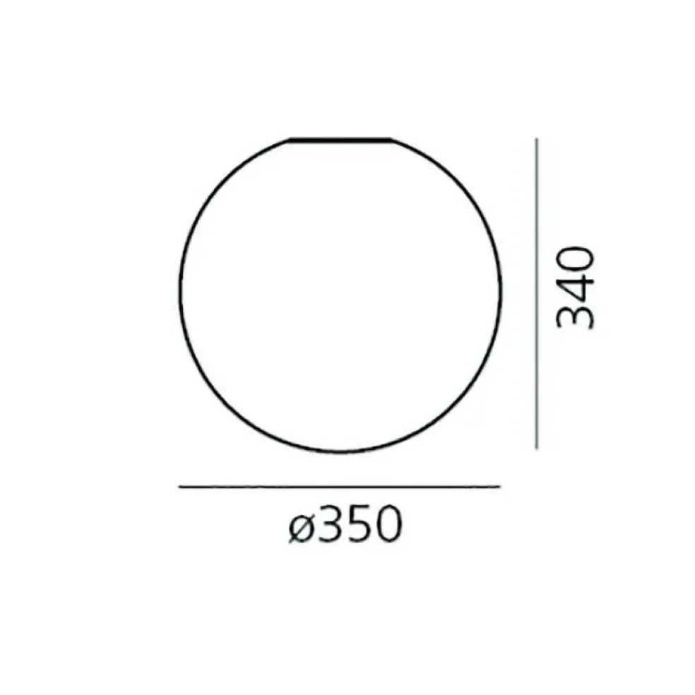 Dioscuri Parete Wandleuchte / Deckenleuchte