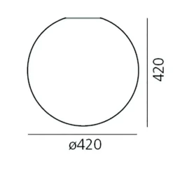 Dioscuri Parete Wandleuchte / Deckenleuchte