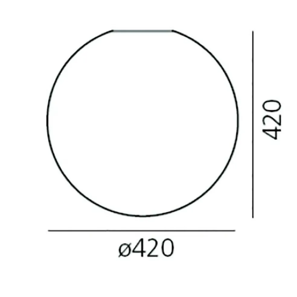 Dioscuri Parete Wandleuchte / Deckenleuchte