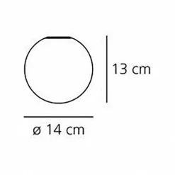Dioscuri Parete Wandleuchte / Deckenleuchte