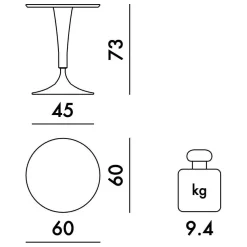 Dr. Na Tisch lackiert