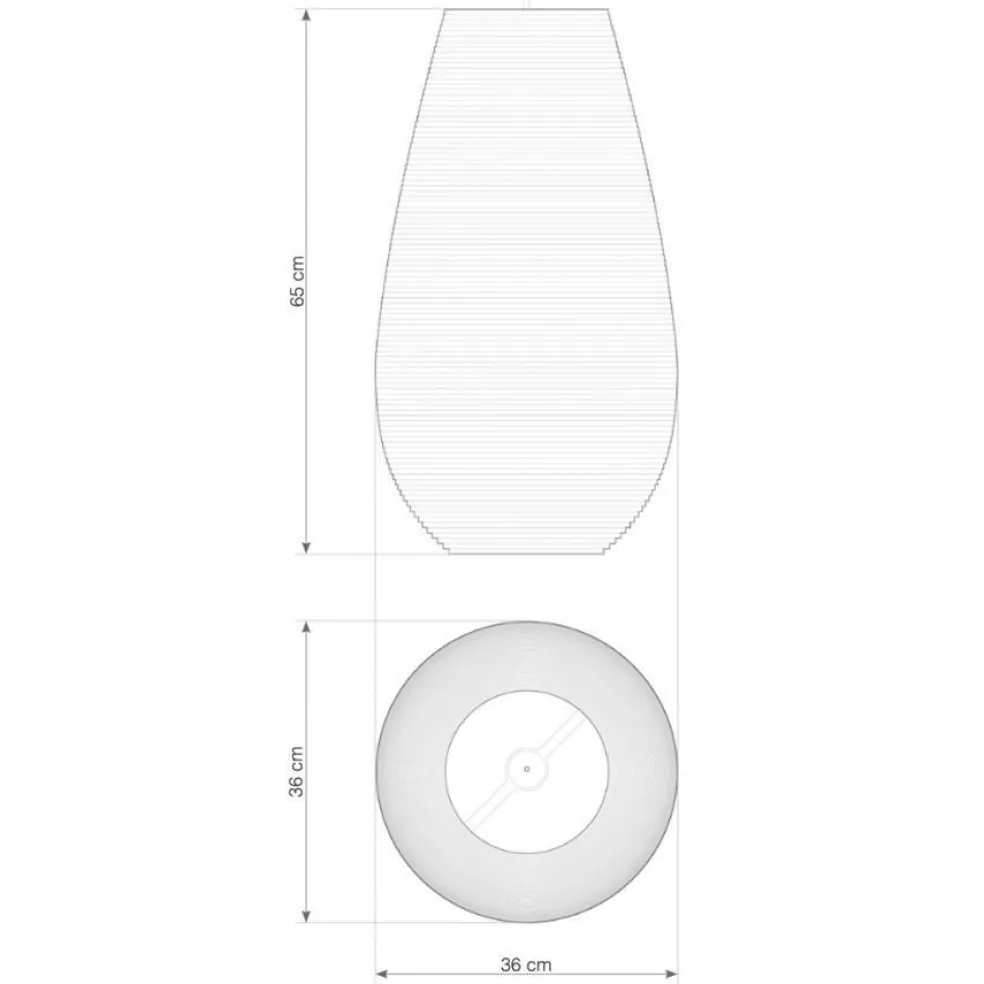Drop Pendelleuchte weiß