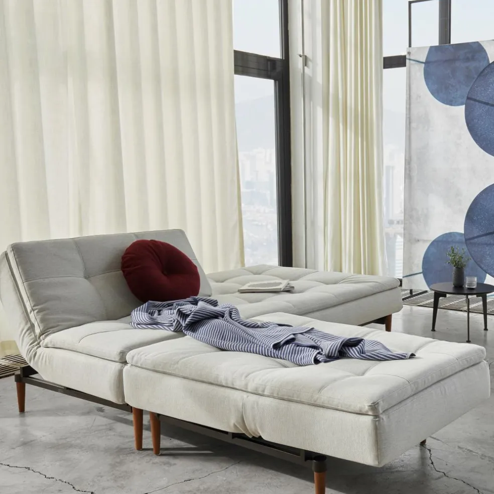 Dublexo Styletto Schlafsofa Holz dunkel 210x91cm