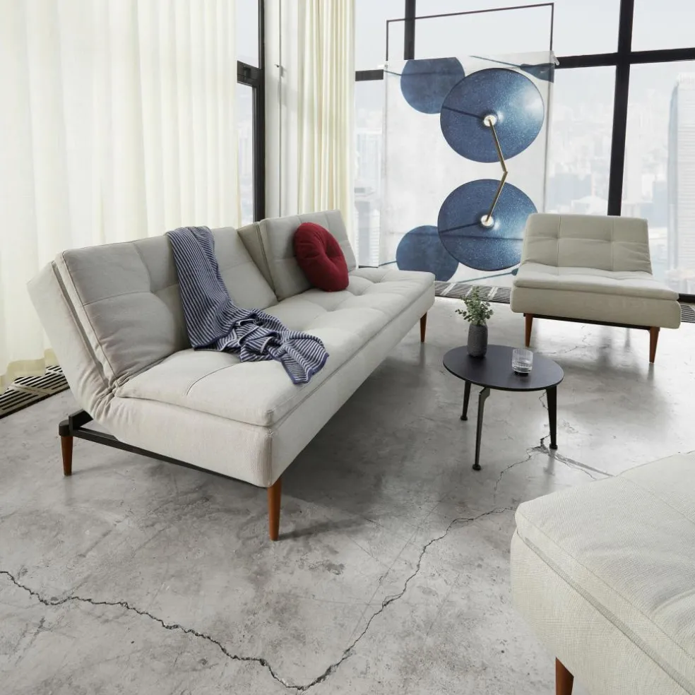 Dublexo Styletto Schlafsofa Holz dunkel 210x91cm