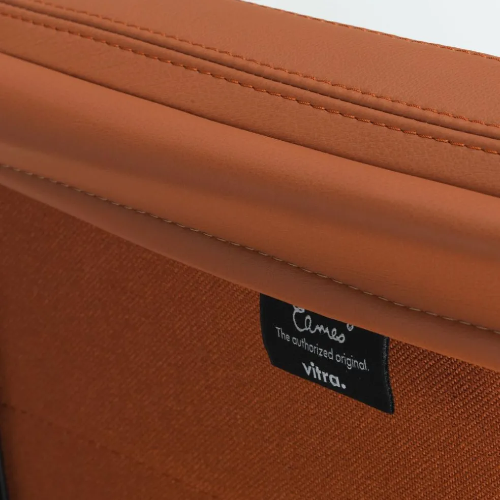 EA 222 Soft Pad Aluminium Chair Drehsessel Leder