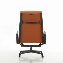 EA 222 Soft Pad Aluminium Chair Drehsessel Leder