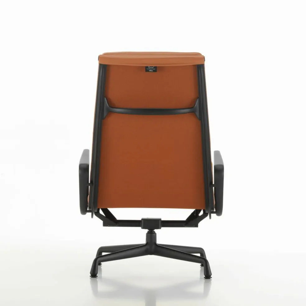 EA 222 Soft Pad Aluminium Chair Drehsessel Leder