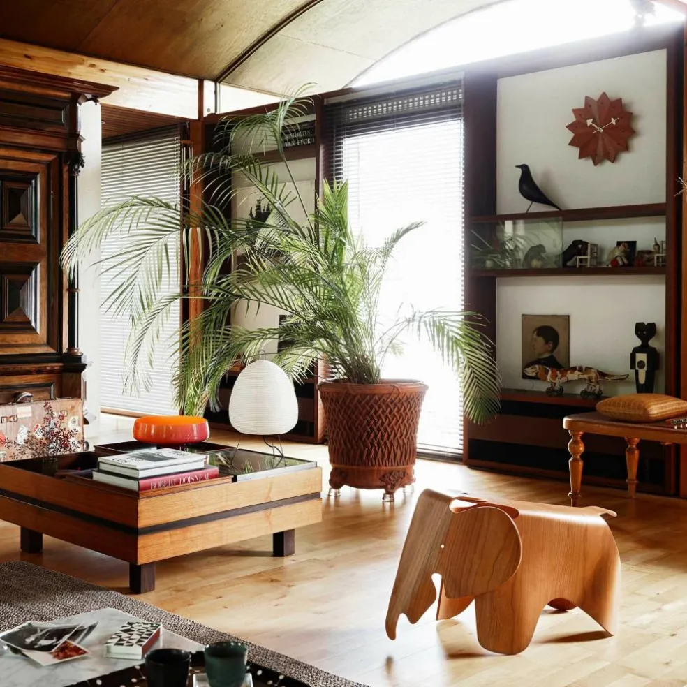 Eames Elephant aus Holz