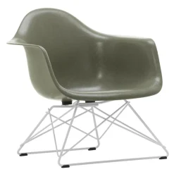 Eames Fiberglass Armchair LAR Gestell weiß