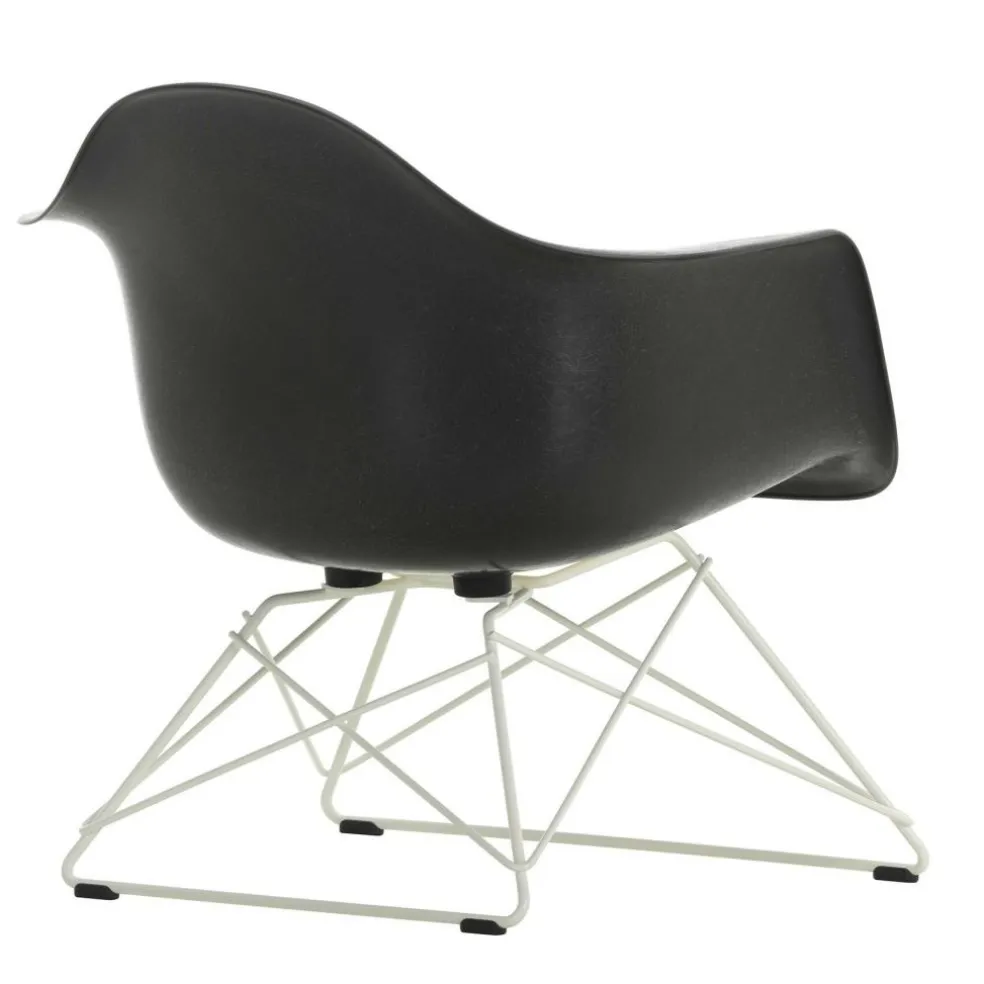 Eames Fiberglass Armchair LAR Gestell weiß