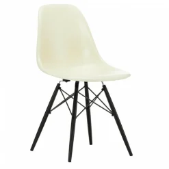 Eames Fiberglass Side Chair DSW Ahorn schwarz