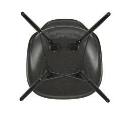 Eames Fiberglass Side Chair DSW Ahorn schwarz