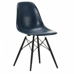 Eames Fiberglass Side Chair DSW Ahorn schwarz