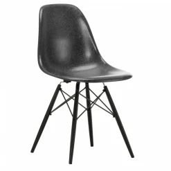 Eames Fiberglass Side Chair DSW Ahorn schwarz