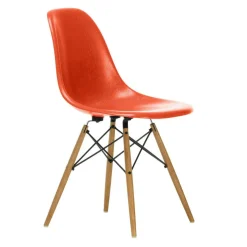 Eames Fiberglass Side Chair DSW Gestell Esche