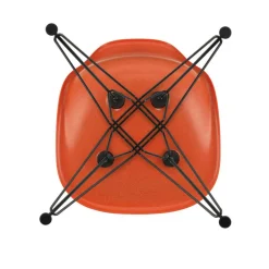 Eames Fiberglass Side Chair DSR schwarz