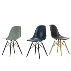 Eames Fiberglass Side Chair DSW Ahorn dunkel