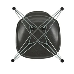 Eames Fiberglass Side Chair DSR verchromt