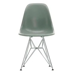 Eames Fiberglass Side Chair DSR verchromt