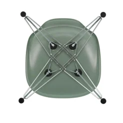 Eames Fiberglass Side Chair DSR verchromt