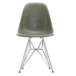 Eames Fiberglass Side Chair DSR verchromt