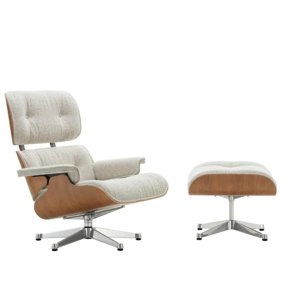 Eames Lounge Chair Sessel & Ottoman Stoff