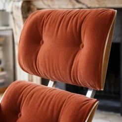 Eames Lounge Chair Sessel & Ottoman Stoff